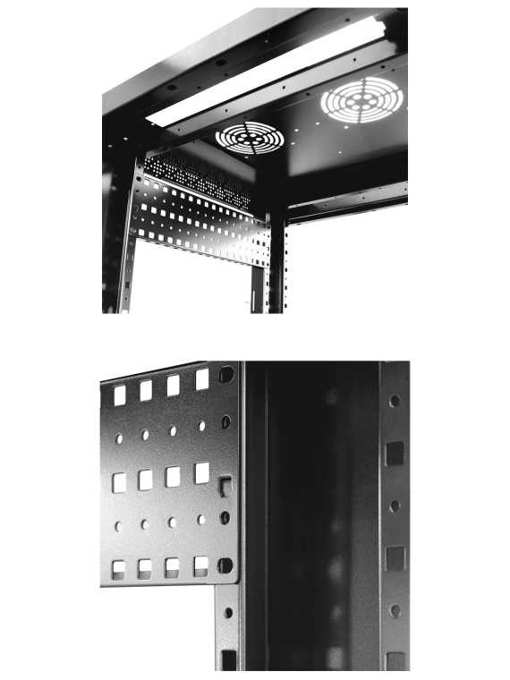 Armario rack 19'' sobre suelo 47U MobiRack — vue 4