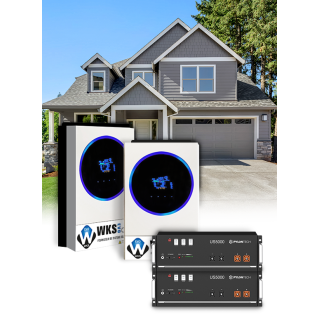 WKS EVO Circle 11.2 kVA inverter pack with Pylontech lithium batteries