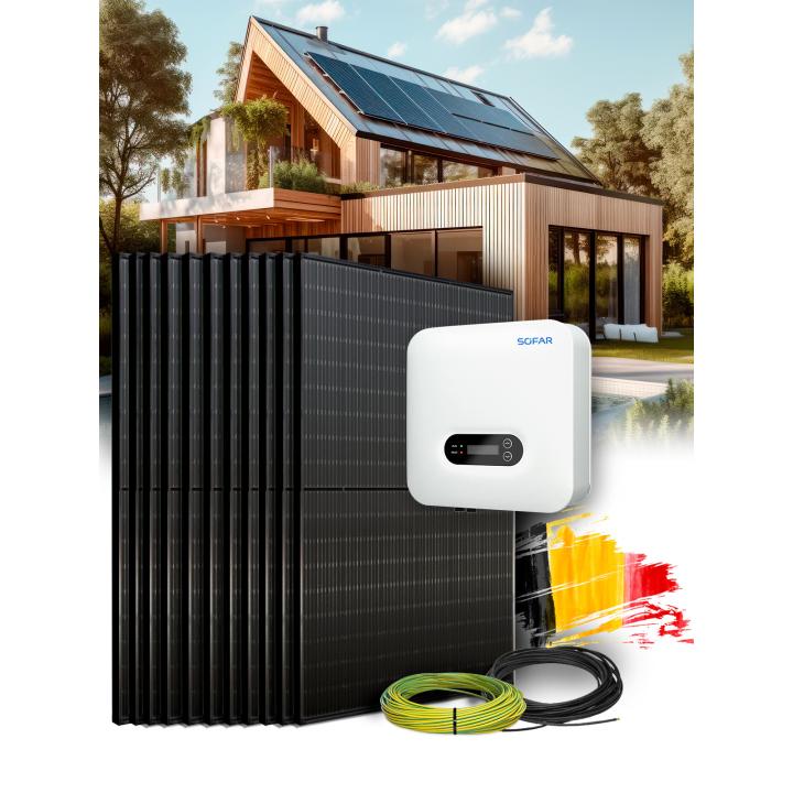 16-pans 5 kVa zelfverbruik/rejectiekit zonder opslag en installatie in België