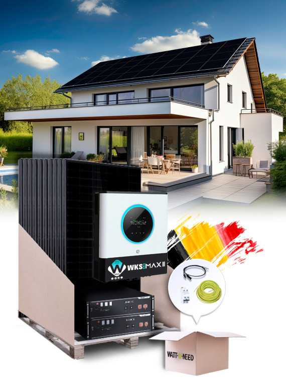 Solar Kit Self-Consumption 8.1 kWp – Mono 10 kW – Battery 4.80 kWh – Installed BE