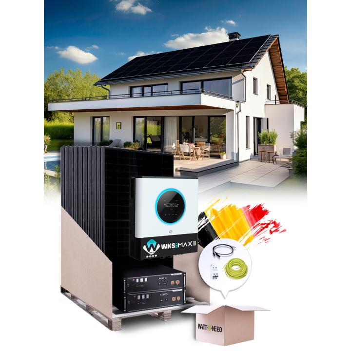 Solar Kit Self-Consumption 8.1 kWp – Mono 10 kW – Battery 4.80 kWh – Installed BE
