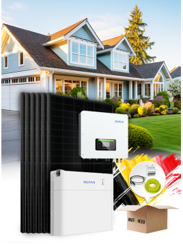 Zonnepaneel Kit Zelfverbruik 8,1 kWp – Tri 8 kW – Batterij 5,12 kWh – Geïnstalleerd BE