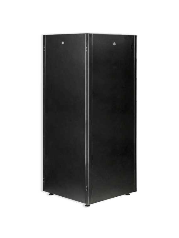 19'' 32U rack cabinet for pylontech black door and tempered glass — vue 2