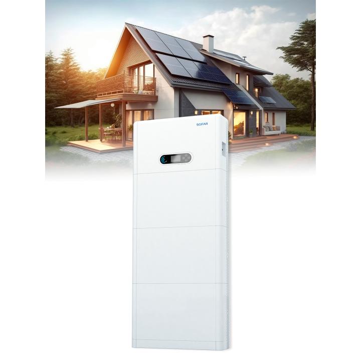 Omvormer Pakket Mono 3–6 kW – Batterij 5,12 kWh – Sofar