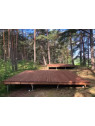 Foundation screw, profile M 1000 mm (M76), galvanised steel, hexagonal base with integrated support (EAN 07685 — vue 8