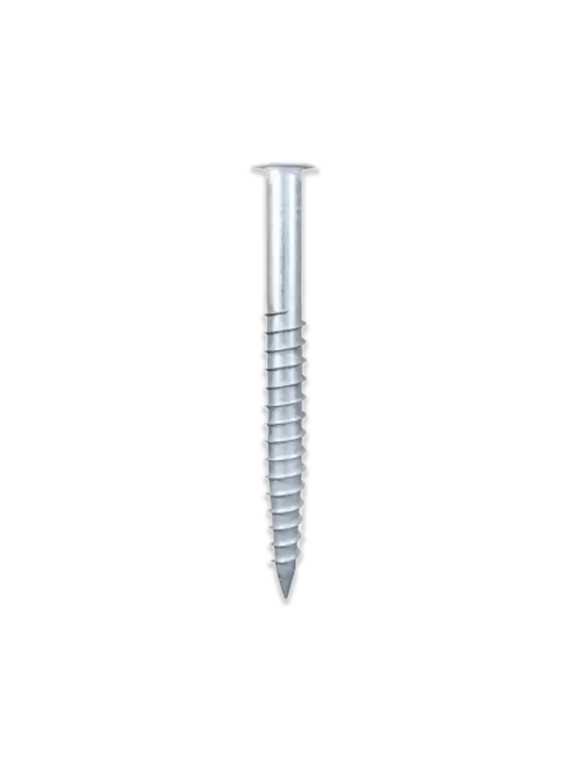 Vis de fondation profil M 1000 mm (M76), acier galvanisé, base hexagonale avec support intégré (EAN 0768563820953)
