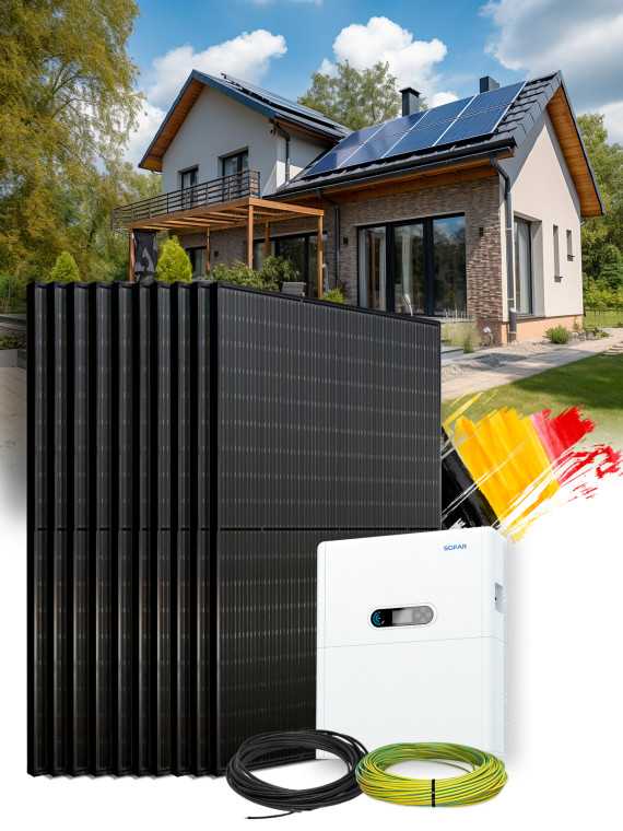 Kit Solaire Autoconsommation 4,5 kWc – Mono 3 kW – Batterie 5,12 kWh – Installé BE