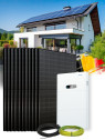 Solar-Kit Eigenverbrauch 6,3 kWp – Mono 5 kW – Batterie 5,12 kWh – Installiert BE