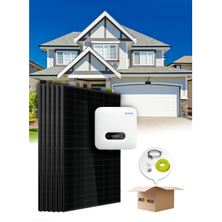 Kit 6 to 10 panels, self-consumption / re-injection 3kVa Sofar