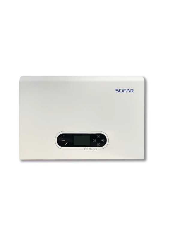 Einphasiger Hybrid-Wechselrichter Sofar Solar ESI 5 kVA - ESI 5K-S1 — vue 2