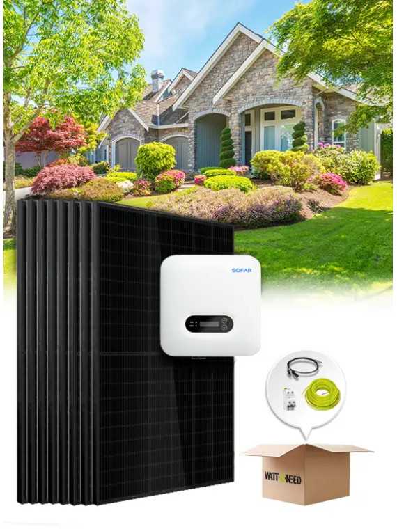 Kit 10 to 18 panels, self-consumption / re-injection 5kVa Sofar without storage
