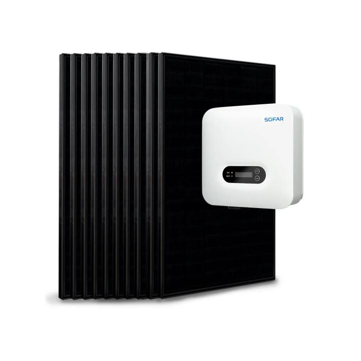Kit de 10 a 18 paneles de autoconsumo / 5kVa Sofar reinyecc