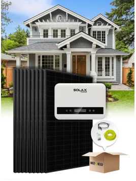 Zonne-energieset voor eigen verbruik / teruglevering 4,5 kWp – Mono 3,0 kVA – zonder opslag