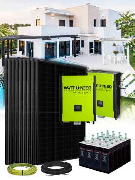 Solar Kit Self-Consumption 32.4 kWp – Mono 20 kW – OPzS Battery 120 kWh