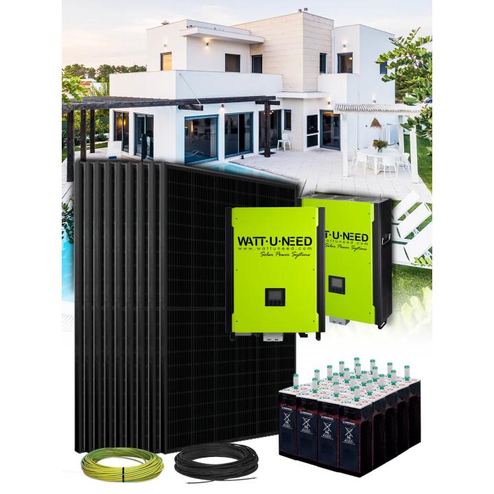 Solar Kit Self-Consumption 32.4 kWp – Mono 20 kW – OPzS Battery 120 kWh