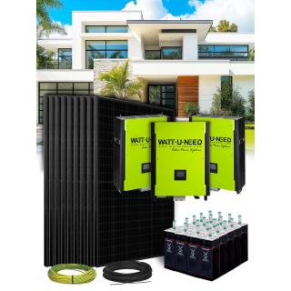 Zonnepaneel Kit Zelfverbruik 32,4 kWp – Mono 30 kW – OPzS Batterij 225 kWh