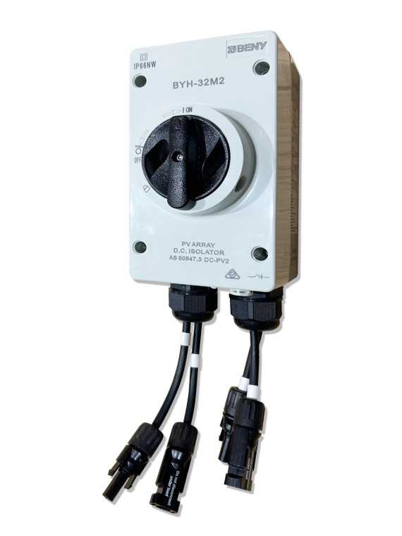 DC 2P 1000V 32A Switch - with enclosure — vue 2