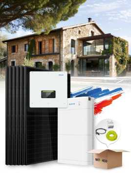 Solar Kit Self-Consumption 11.3 kWp – Tri 8 kW – Battery 5.12 kWh – Installed FR