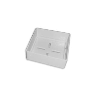 Tapón carril 40x40mm gris