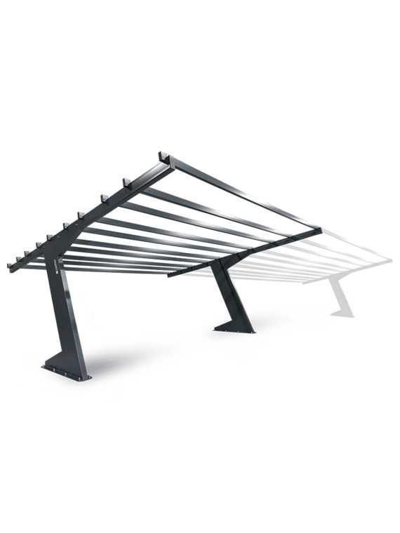 Carport Avrii SOL Integra 2 places de stationnement