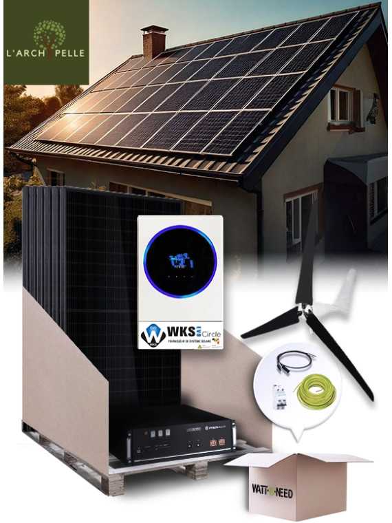 Kit photovoltaïque autonome de l'Archi'Pelle