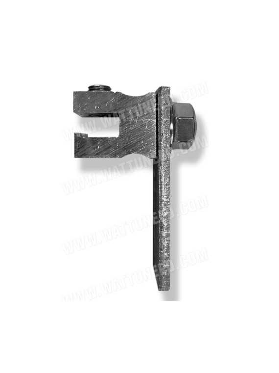 Rail fastener for standing seam