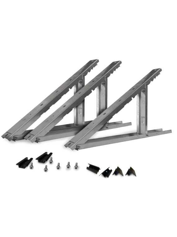 Aluminium-Befestigungsset für 2 Solarmodule