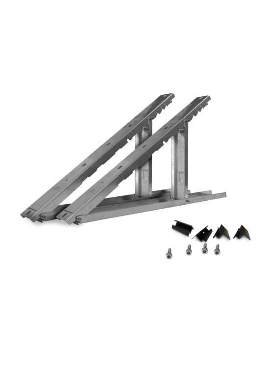 Aluminium Mounting Kit for 1 Solar Panel - 15-35° Adjustable