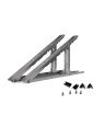 Aluminium-Befestigungsset für 1 Solarpanel - verstellbar 15-35°.
