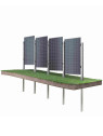 WS-A10P solar fence - Vertical ground mounting system