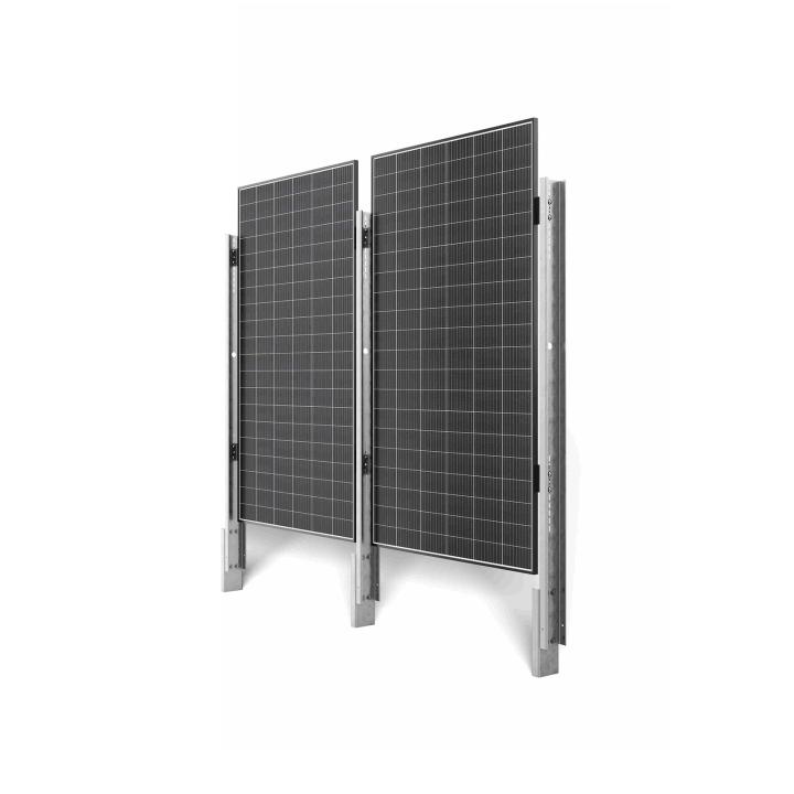 WS-A10P solar fence - Vertical ground mounting system
