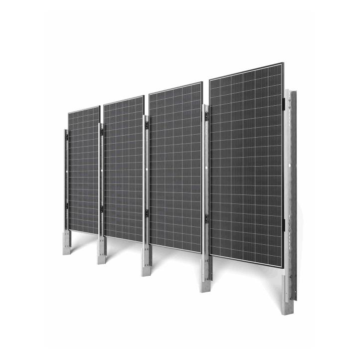 Solarzaun WS-A10P - Vertikales Bodenbefestigungssystem