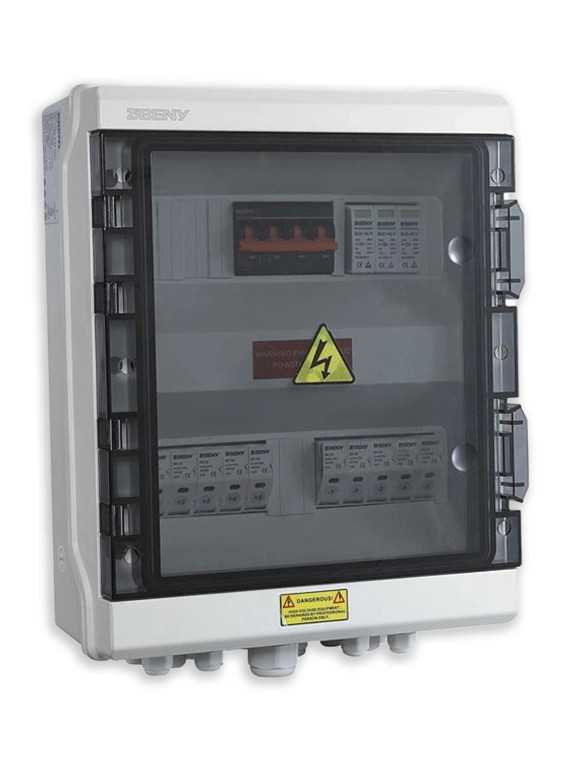 5-input paralleling box with surge arrester and disconnector + 2m 16² cable