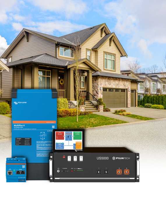 Pack Onduleur Mono 3 kW – Batterie 4,80 kWh – Victron