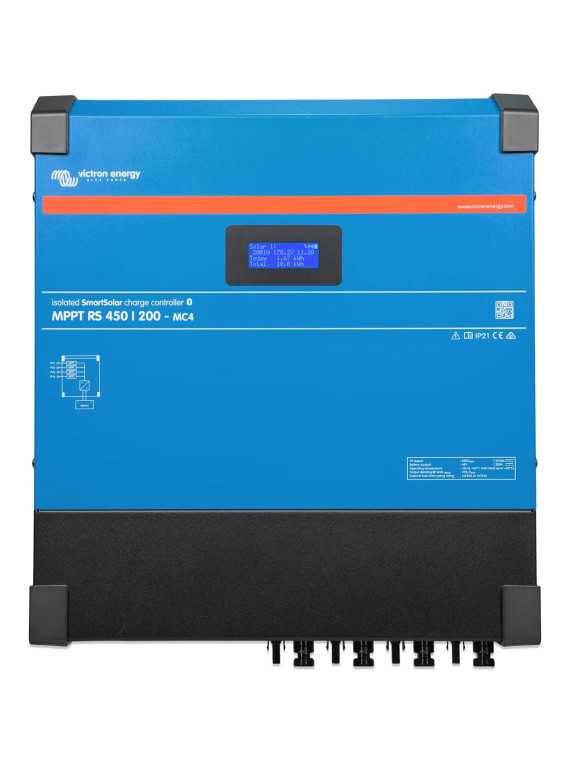 Contrôleur de charge Victron SmartSolar MPPT RS 450/100 à 450/200