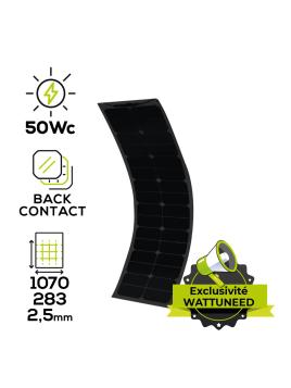 Solar panel 12V MX FLEX XTD PROTECT 50Wc Full Black