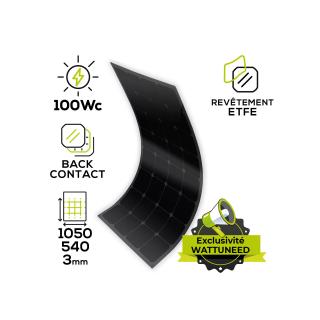 12V Solarpanel MX FLEX Protect Full Black 100Wp