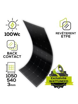 MX FLEX Protect Full Black 12V solar panel 100Wp