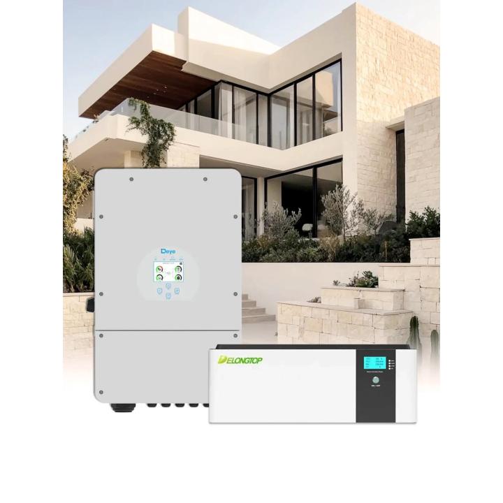 Deye 10 kVA Dreiphasen-Wechselrichter-Paket und 15kWh Delong Lithium-Batterie