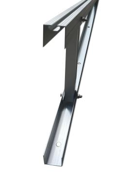 Grote liggende aluminium standaard