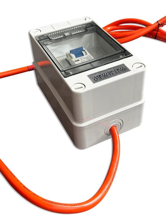 Caja con fusible automático Pylontech 125A DC 250V