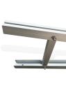 Small non-adjustable aluminium landscape stand — vue 3