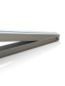 Small non-adjustable aluminium landscape stand — vue 2