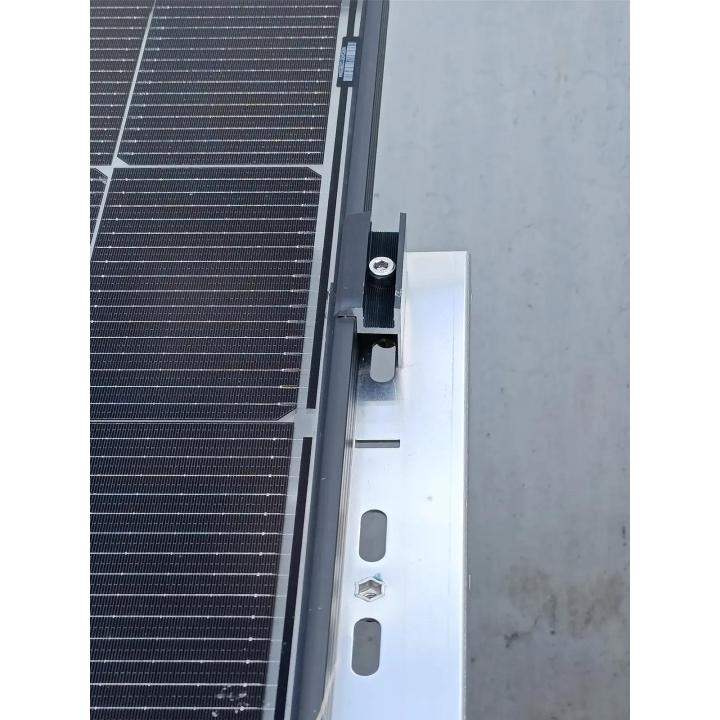 End clamp 28-50 mm – panel fixing on rail