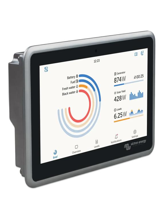 Victron Energy Ekrano GX high-resolution touchscreen monitoring system — vue 2