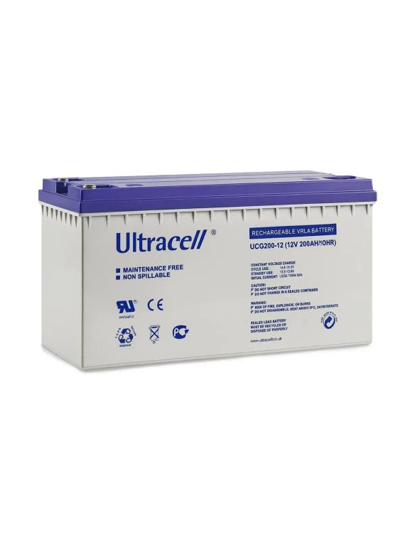 Ultracell UCG200-12 GEL-accu's - 200 Ah 12 V Gel