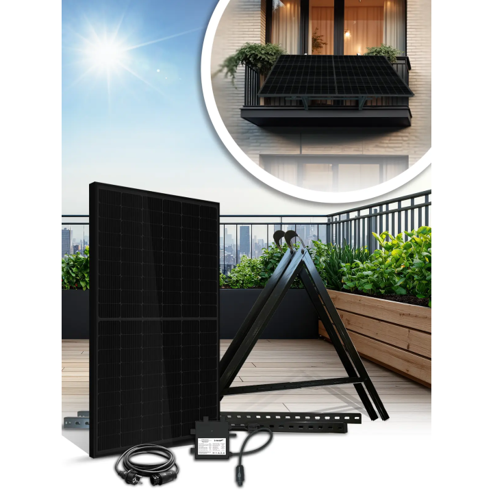 450W Plug & Play Balkon-Solarset