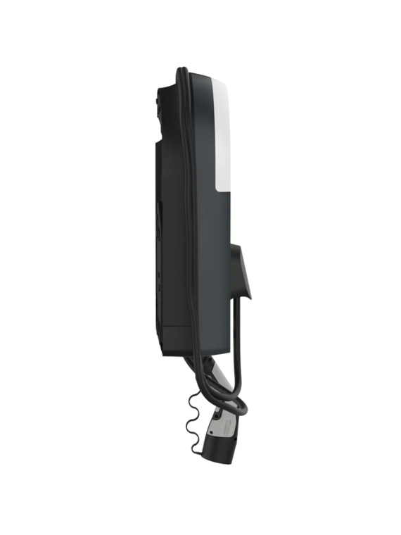 Punto de carga EVlink Pro AC 7,4 kW - Cable de tipo 2 conectado — vue 3