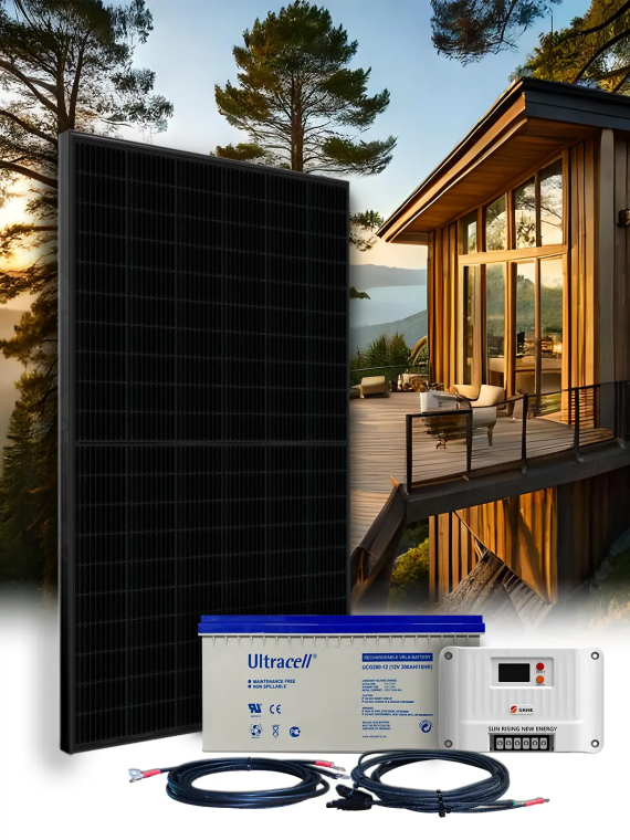 Kit Solaire Autonome 12V – Batterie plomb