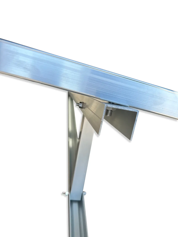 Aluminium ground mounting kit - 13° tilt - landscape — vue 9